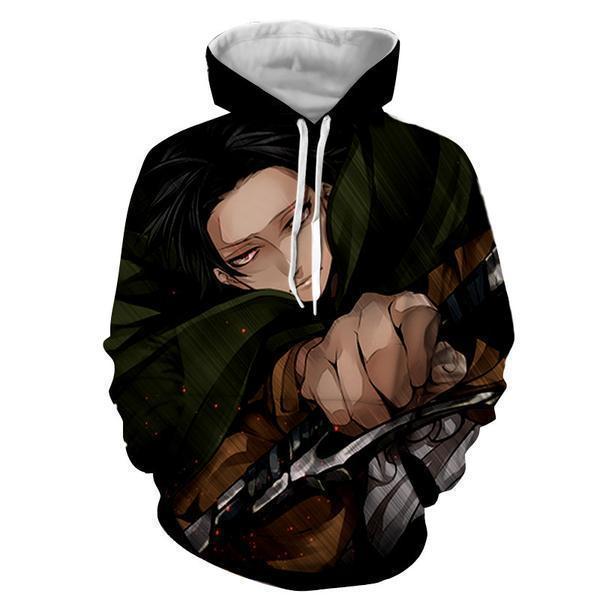 Attack On Titan Levi Ackerman Hoodies