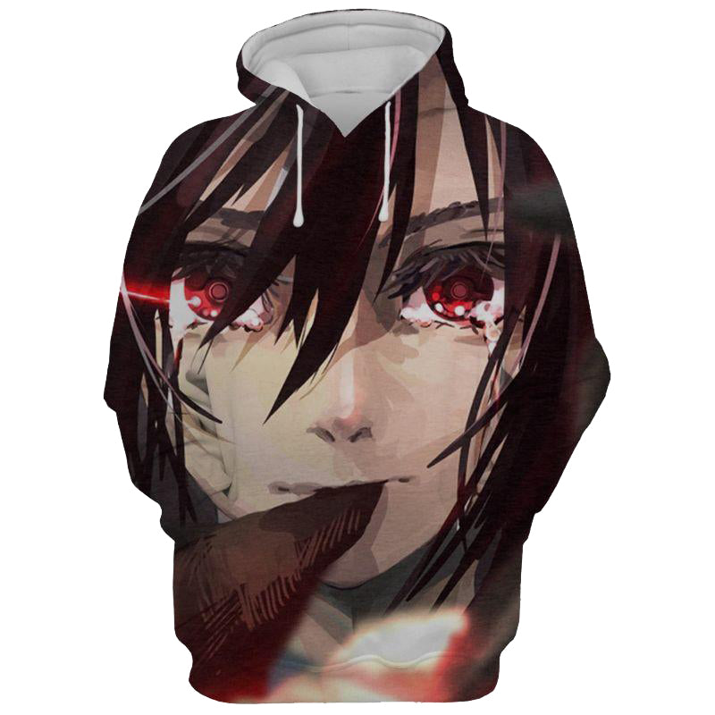 Attack On Titan Mikasa Ackerman 3D Hoodie