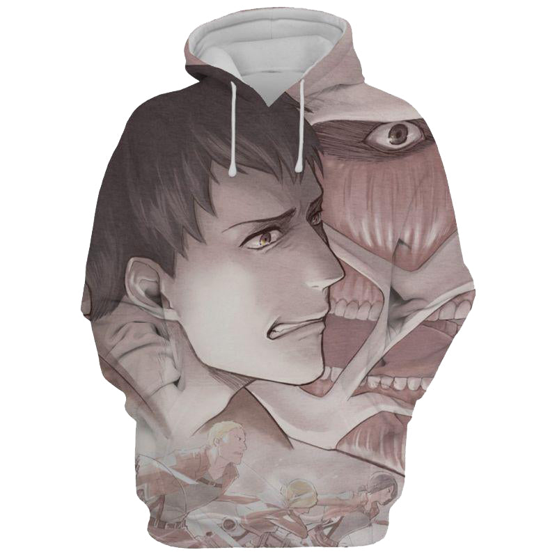 Attack On Titan Reiner Bert 3D Hoodie