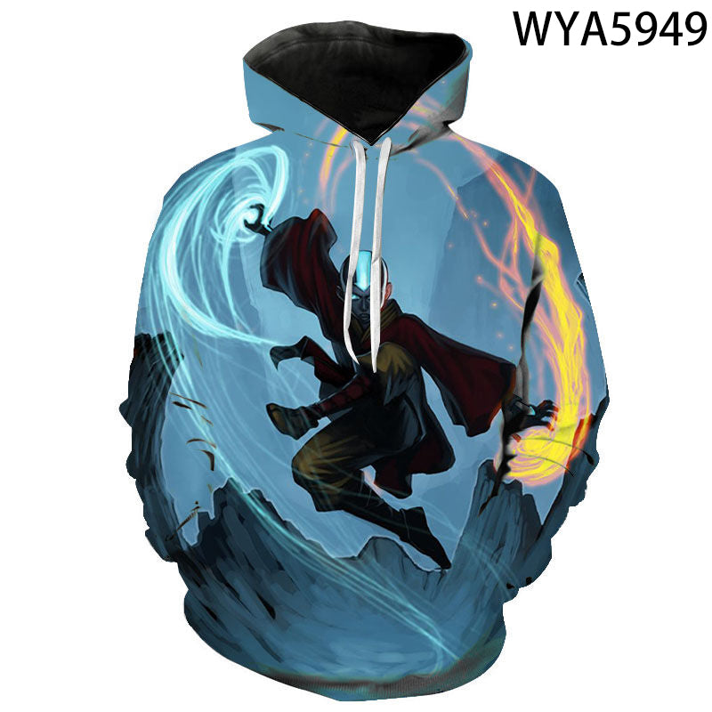 Avatar The Last Airbender Hoodies - Anime 3D Printed Sweatshirt Pullovers