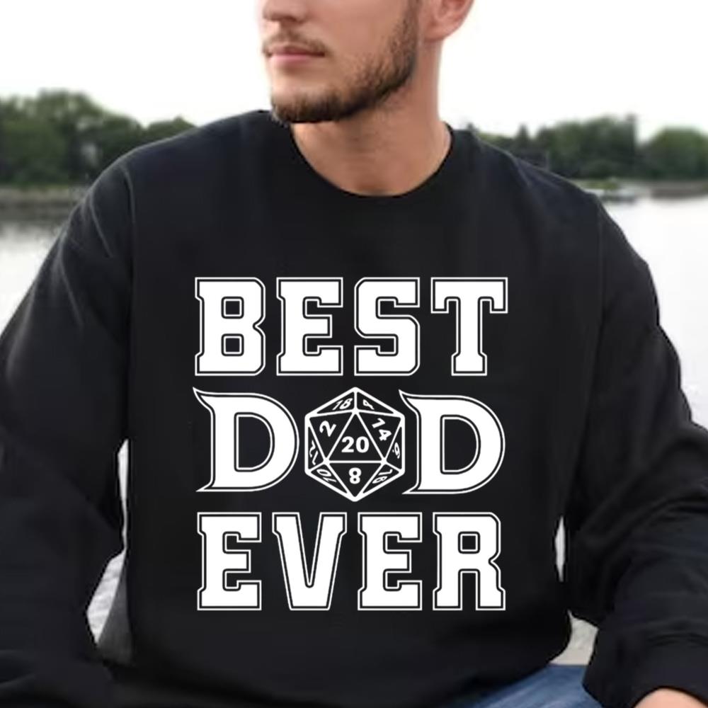 Best Dad Ever T-shirt, Dad Gifts From Daughter, Dnd Shirt, Dungeon Master Tee
