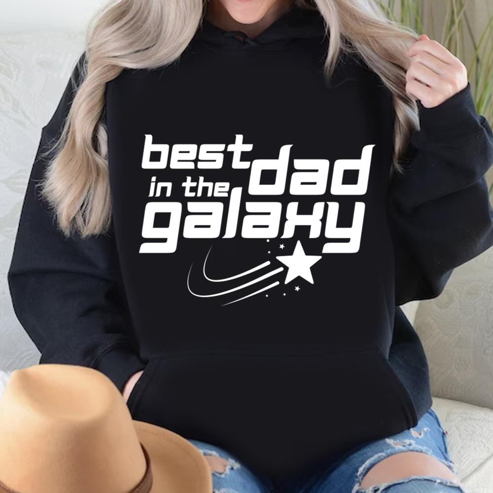 Best Dad In The Galaxy Star Space T-shirt