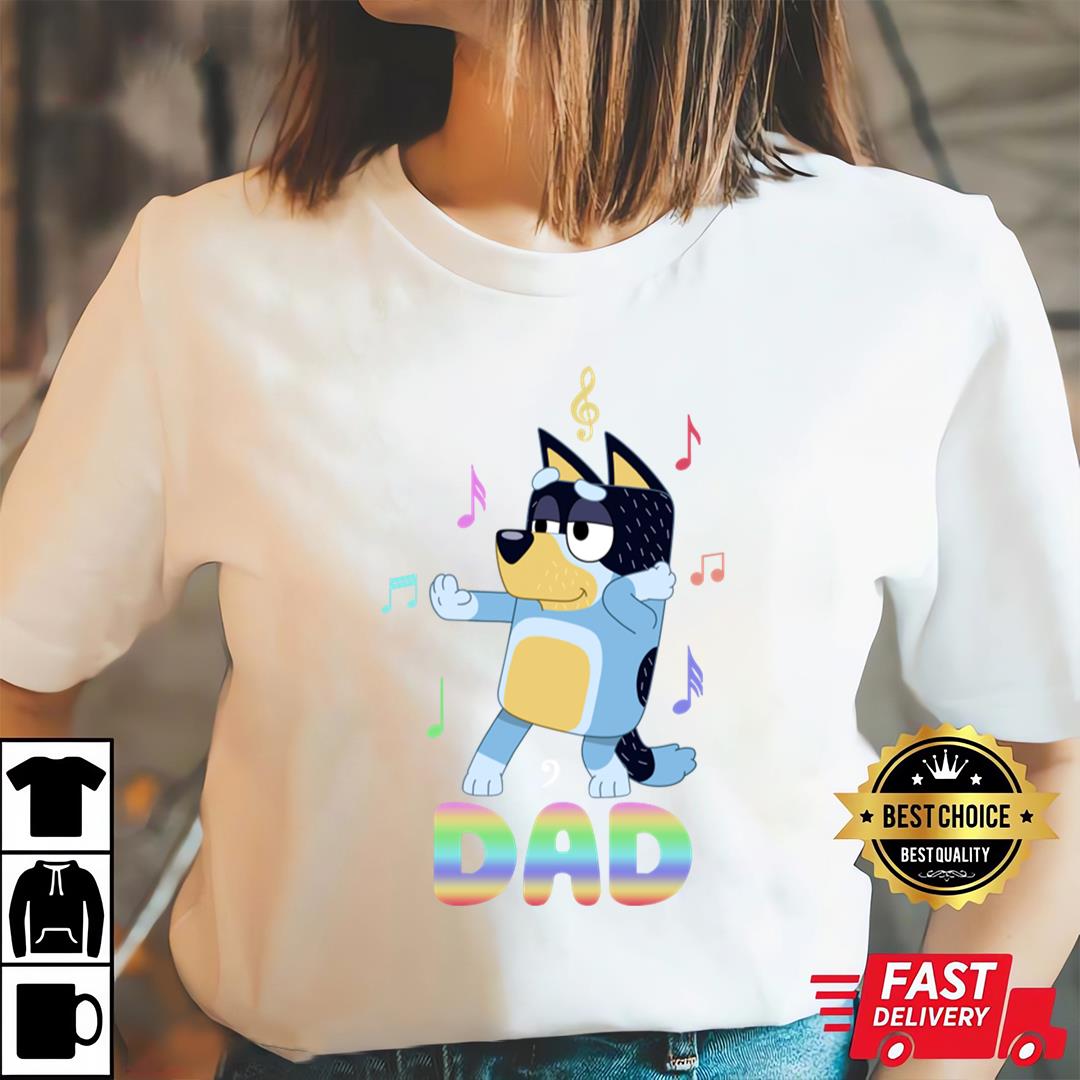 Best Dad Rainbow T-Shirt, Buey Dad Shirt