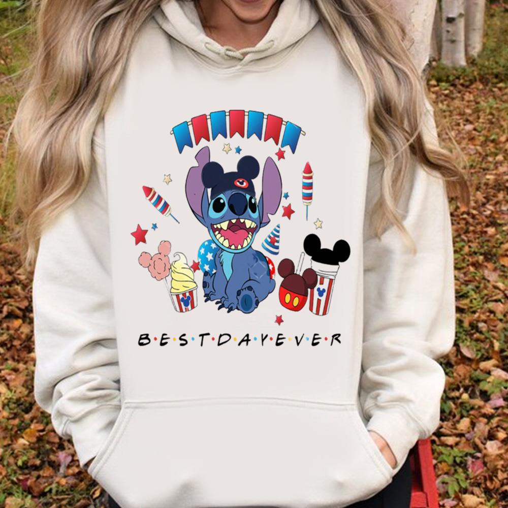 Best Day Ever 4th Of July Funny Stitch, Stitch Memorial Day Shirt