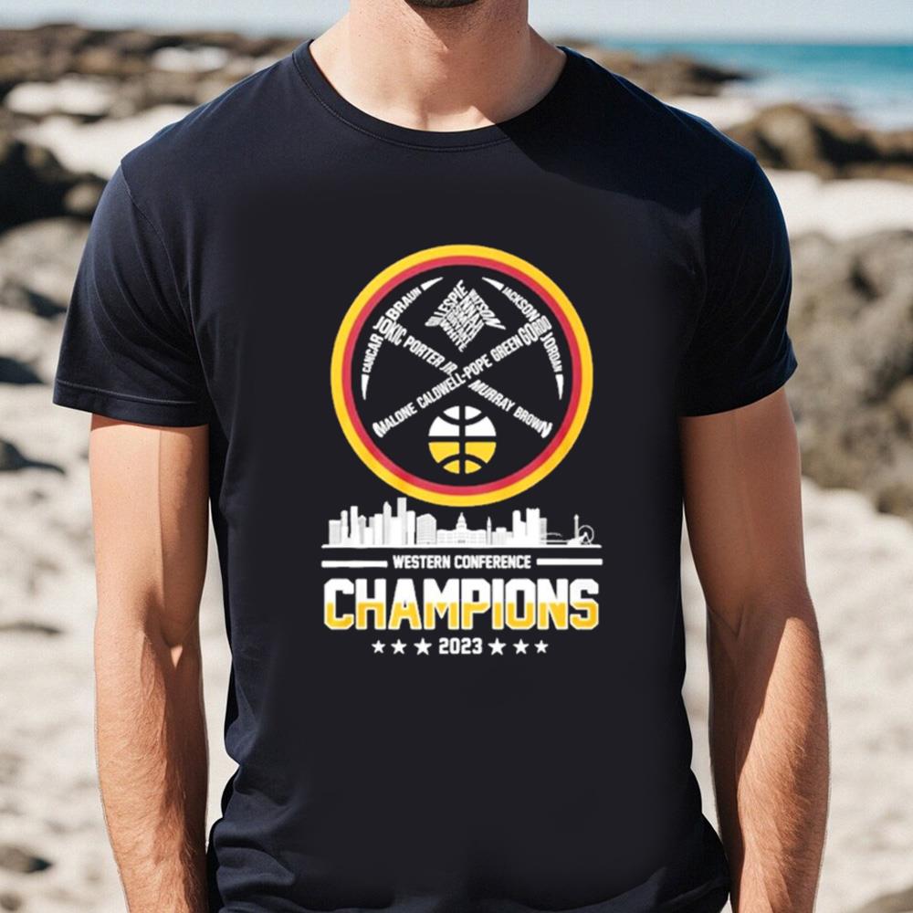 Best Denver Nuggets Western Conference Champions Two Sided Shirt