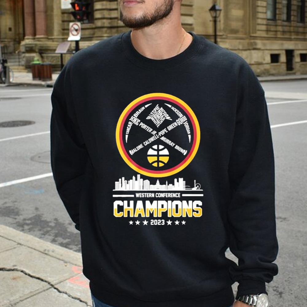 Best Denver Nuggets Western Conference Champions Two Sided Shirt