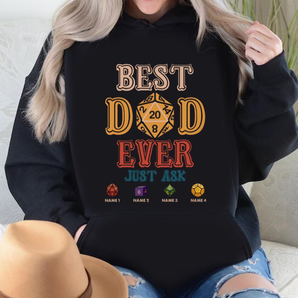 Best DnD Dad Ever Just Ask, Personalized Shirt