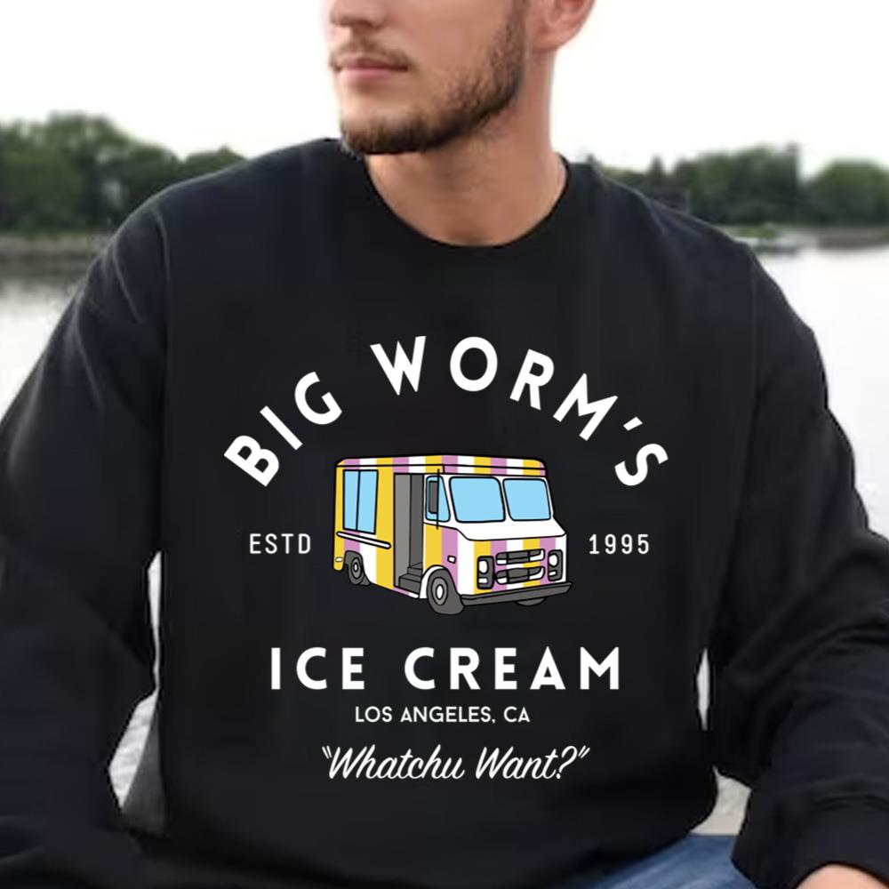 Big Worm's Ice Cream Los Angeles, CA Whatchu Want T-Shirt