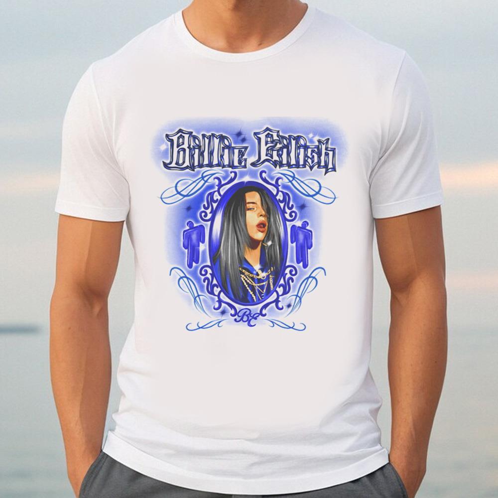 Billie Eilish Airbrush Photo T-Shirt