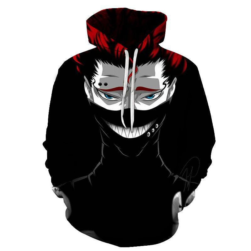 Black Clover Zora Ideale Oversized Unisex Sports Hoody Hooded Sweatshirt