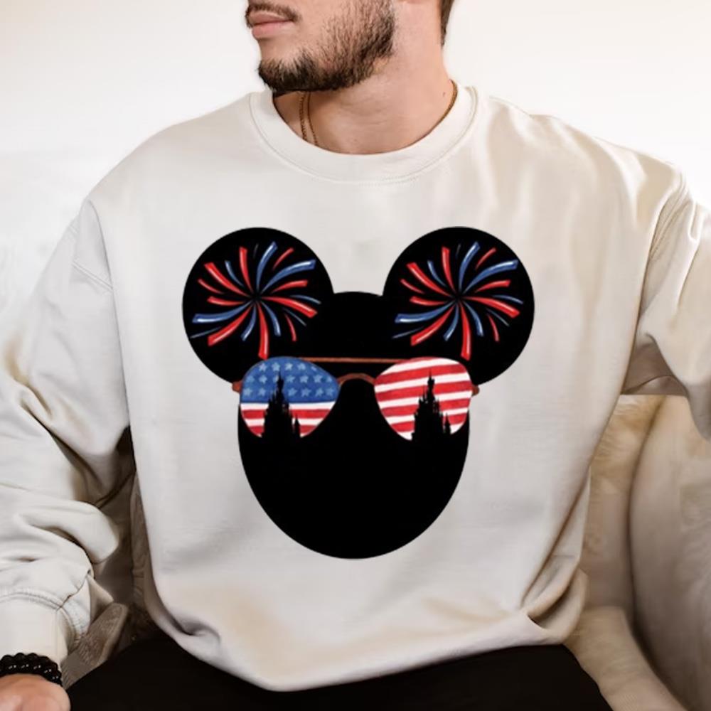 Black Disney Mickey America Memorial Day Shirt
