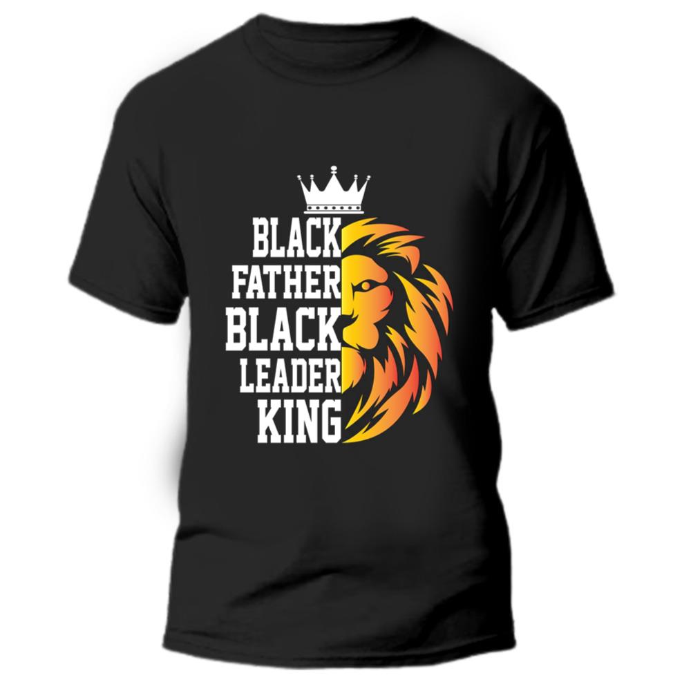 Black Father Black Leader Black King Essential T-shirt