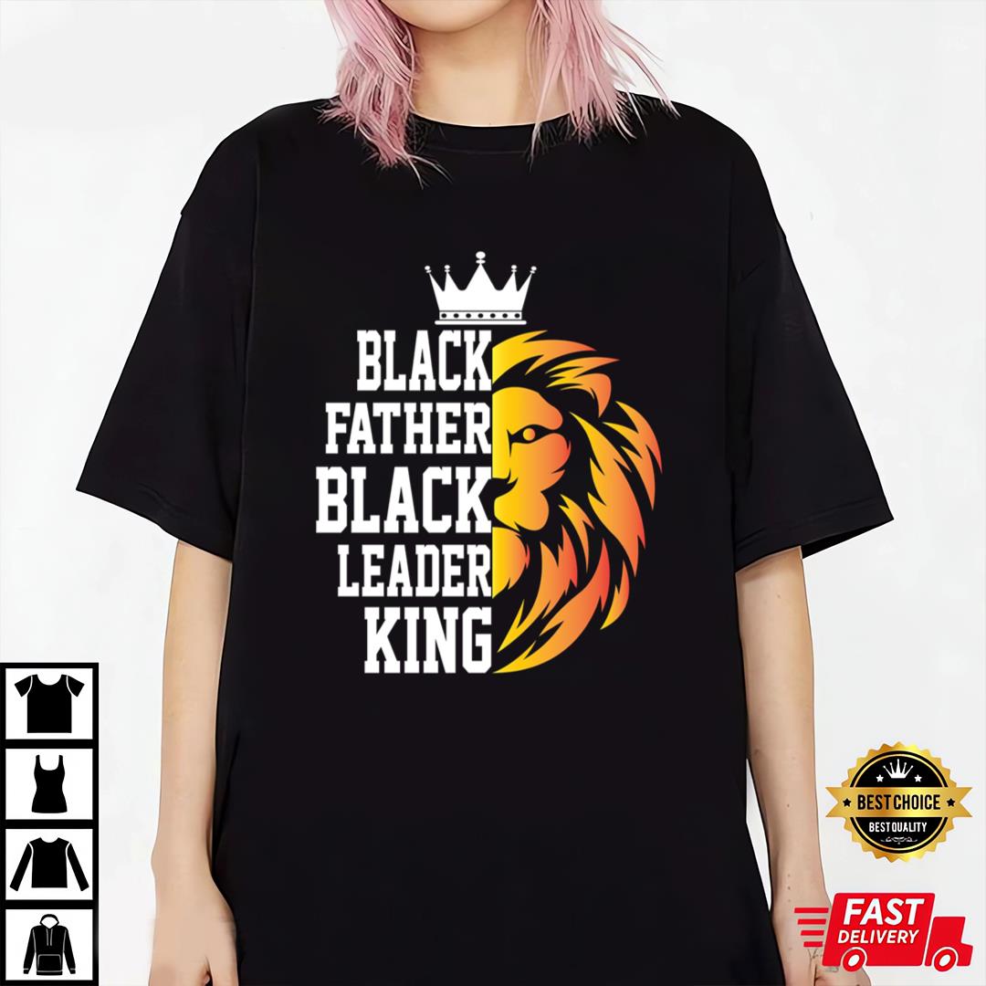 Black Father Black Leader Black King Essential T-shirt