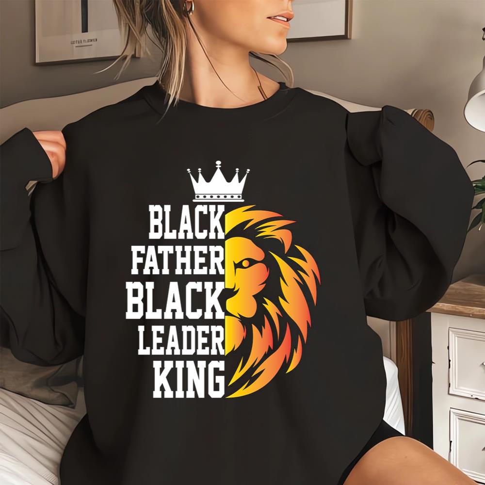 Black Father Black Leader Black King Essential T-shirt