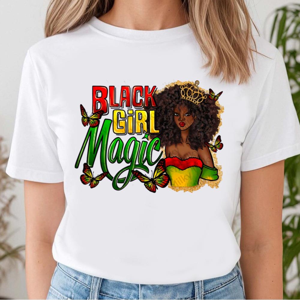 Black Girl Magic Shirt, 1865 Juneteenth Freedom Day Shirt, Afro Girl Shirt