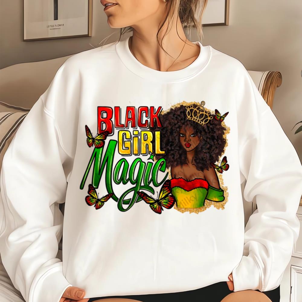 Black Girl Magic Shirt, 1865 Juneteenth Freedom Day Shirt, Afro Girl Shirt