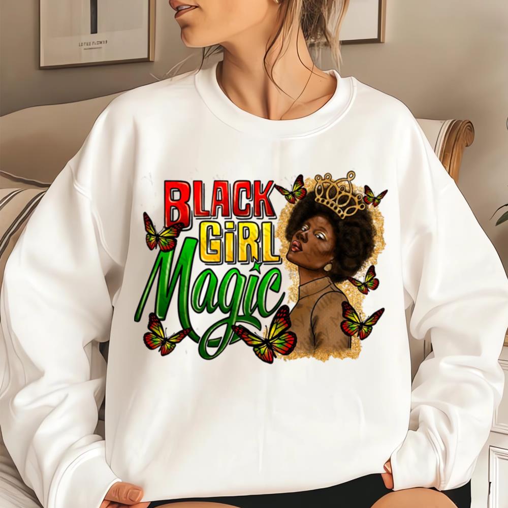 Black Girl Magic Shirt, Afro Girl Shirt, 1865 Juneteenth Freedom Day Shirt