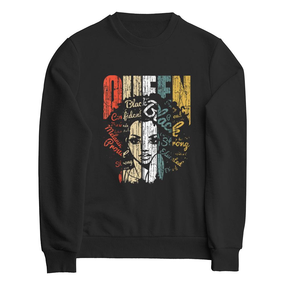 Black History Juneteenth Tee Shirts for Women Educated Strong Black Quee Copy
