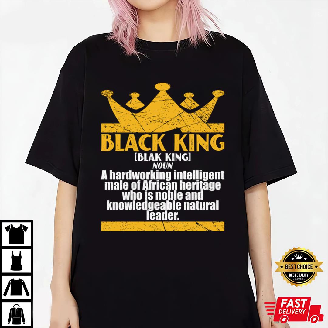 Black King Definition T-Shirt