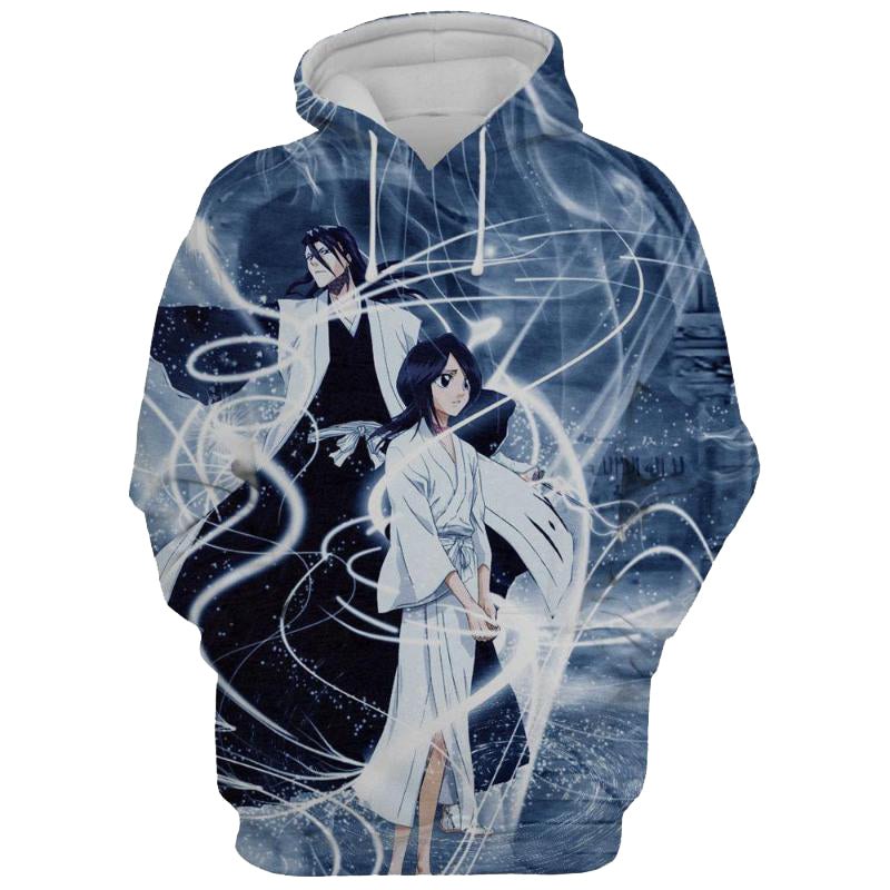 Bleach Byakuya Kuchiki 3D Printed  Hoodie