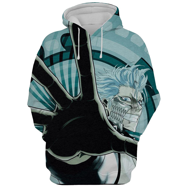 Bleach Grimmjow Jaegerjaquez 3D Printed Hoodie