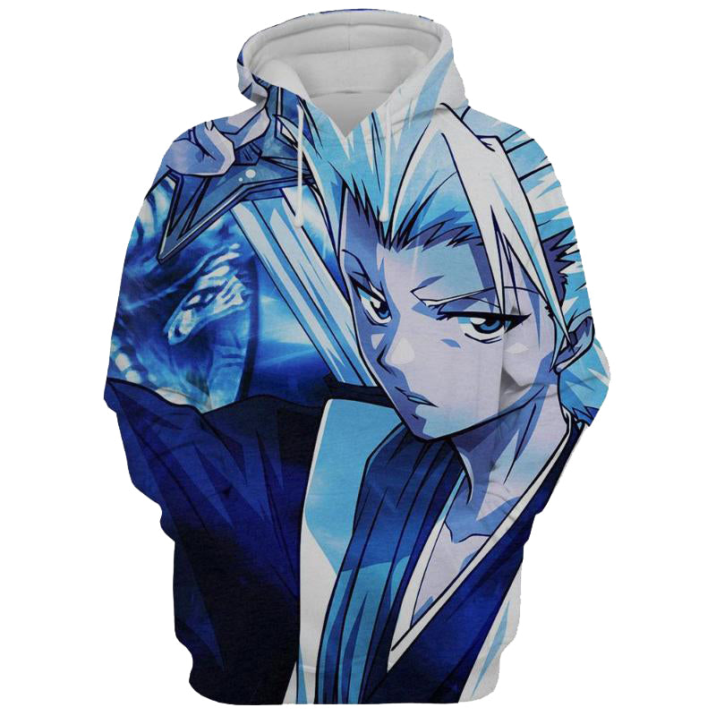 Bleach Hitsugaya Toushiro Amino 3D Printed  Hoodie