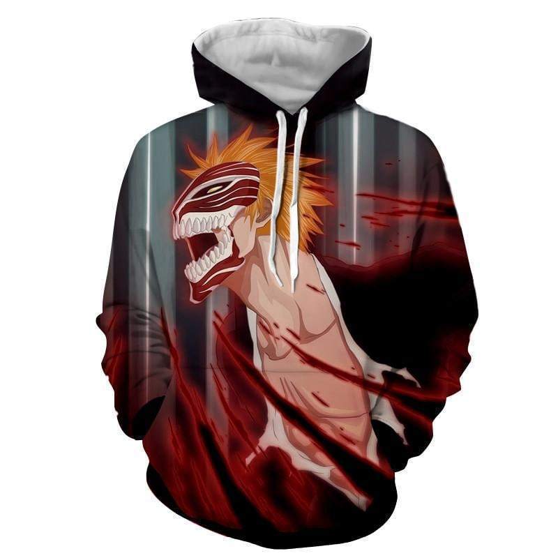 Bleach Ichigo Hoodies - Hollow Mask Hoodie