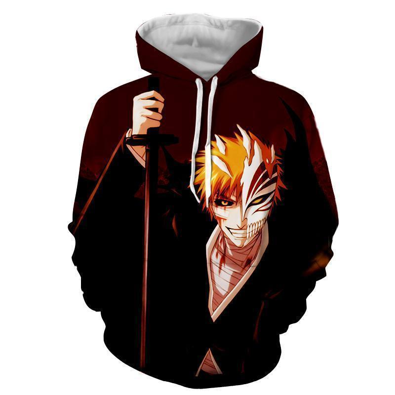 Bleach Ichigo Kurosaki Hollow in Control 3D Hoodie