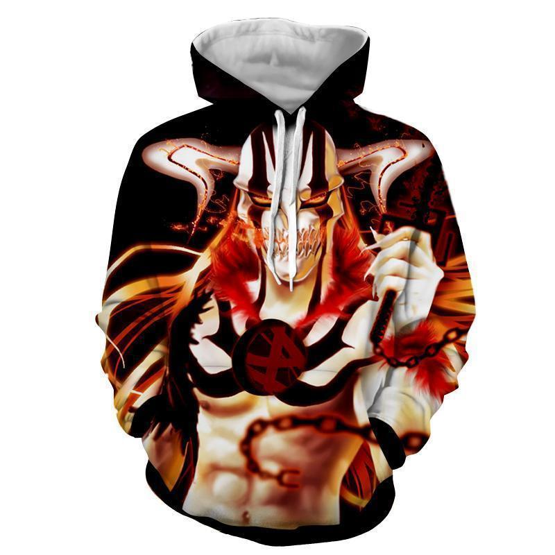 Bleach Ichigo Kurosaki Shinigami Hollow 3D Hoodie