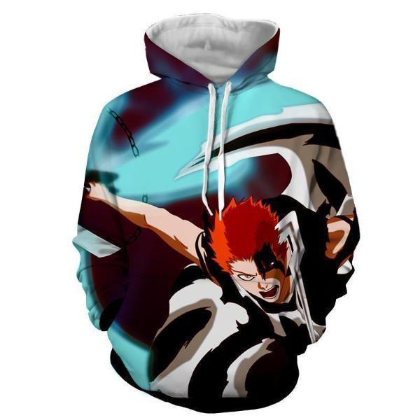 Bleach Ichigo Shinigami Striking 3D Hoodie