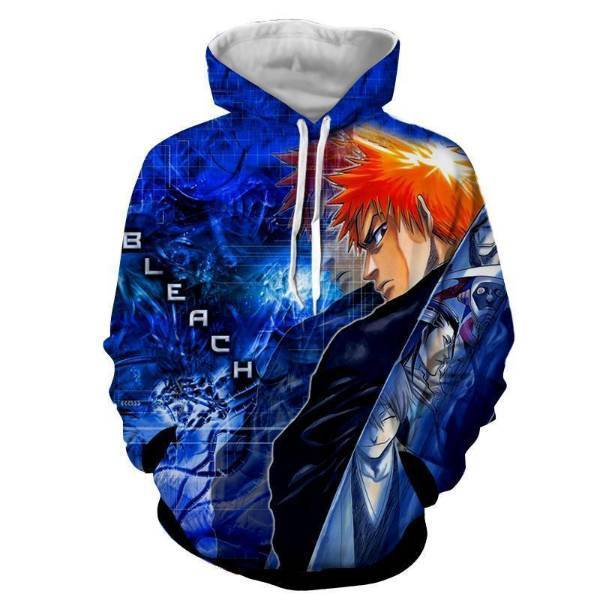 Bleach Ichigo Shinigami Zangetsu 3D Hoodie