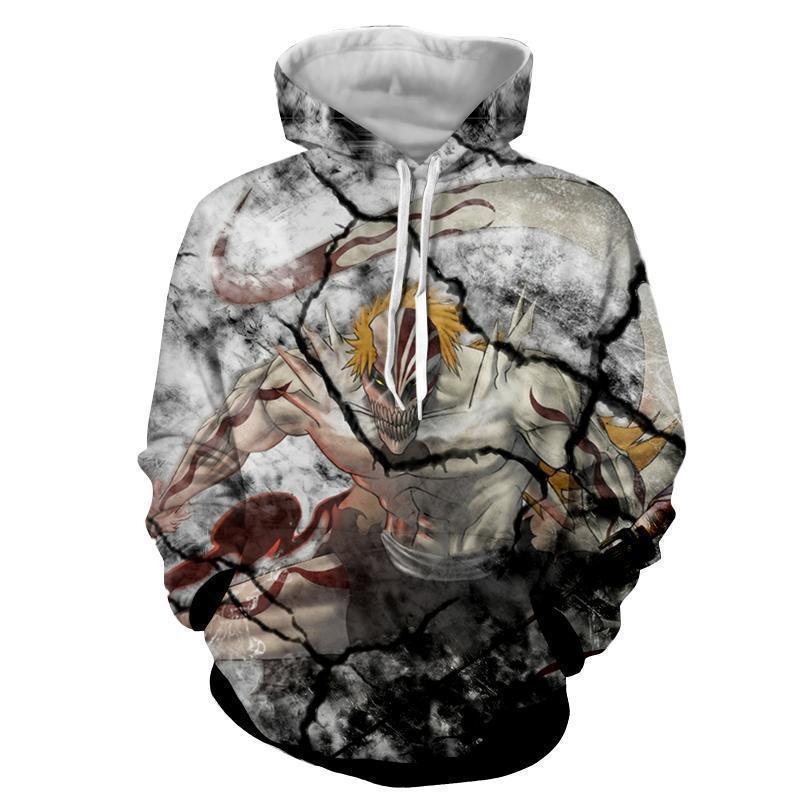 Bleach Ichigo Zangetsu Impressive 3D Hoodie