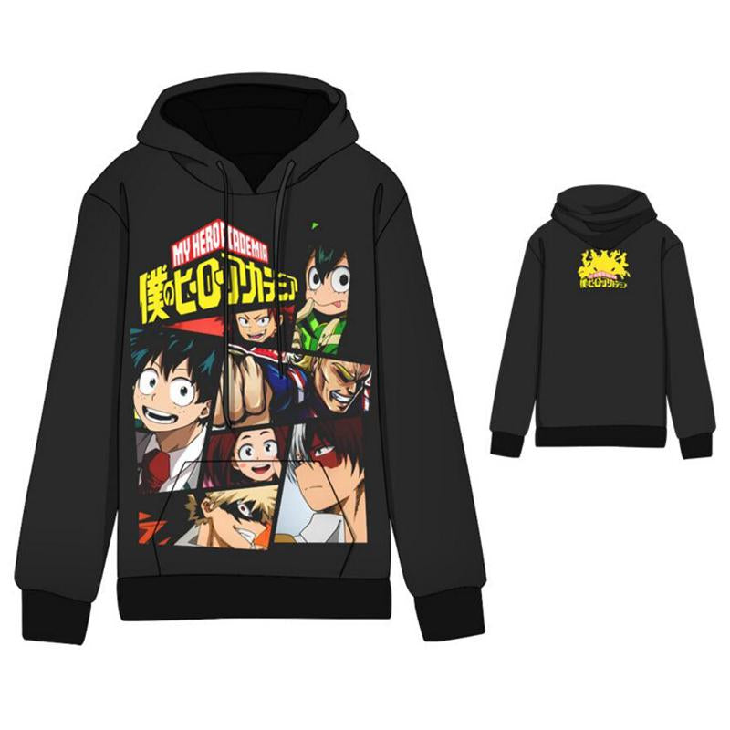 Boku no Hero Academia Midoriya Izuku TODOROKI SHOTO Hoodie My Hero Academia Jacket Casual 3D Hoodies