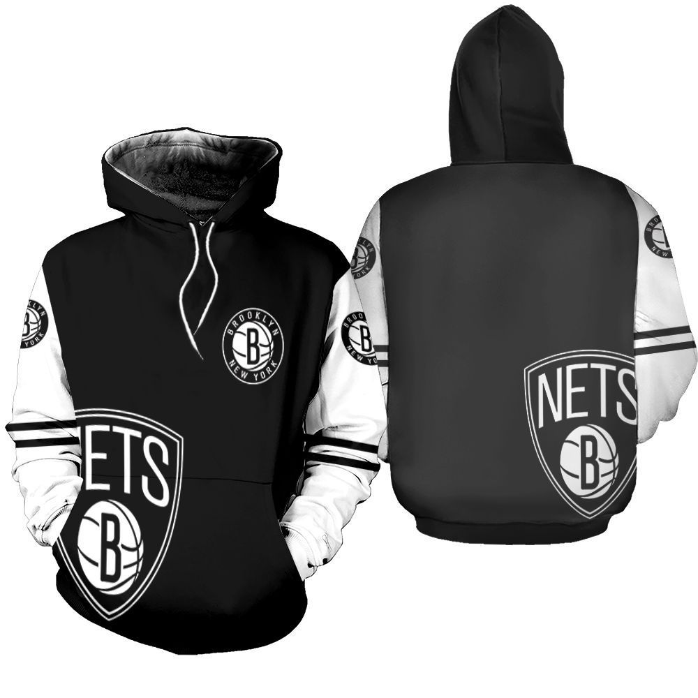 Brooklyn Nets All Over Print 3d Hoodie