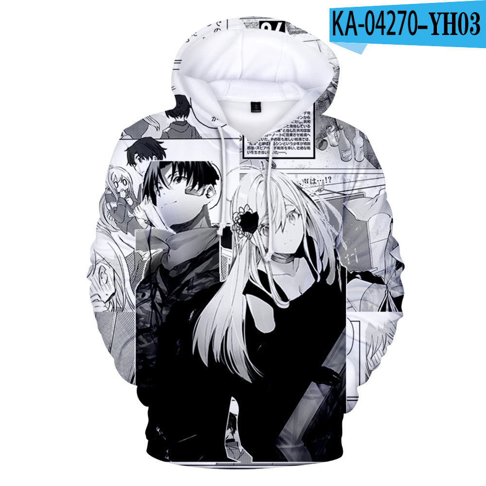 Cartoon 86 -Eighty Six 3D Printed Hooded Sweatshirt Pullovers Hoodies