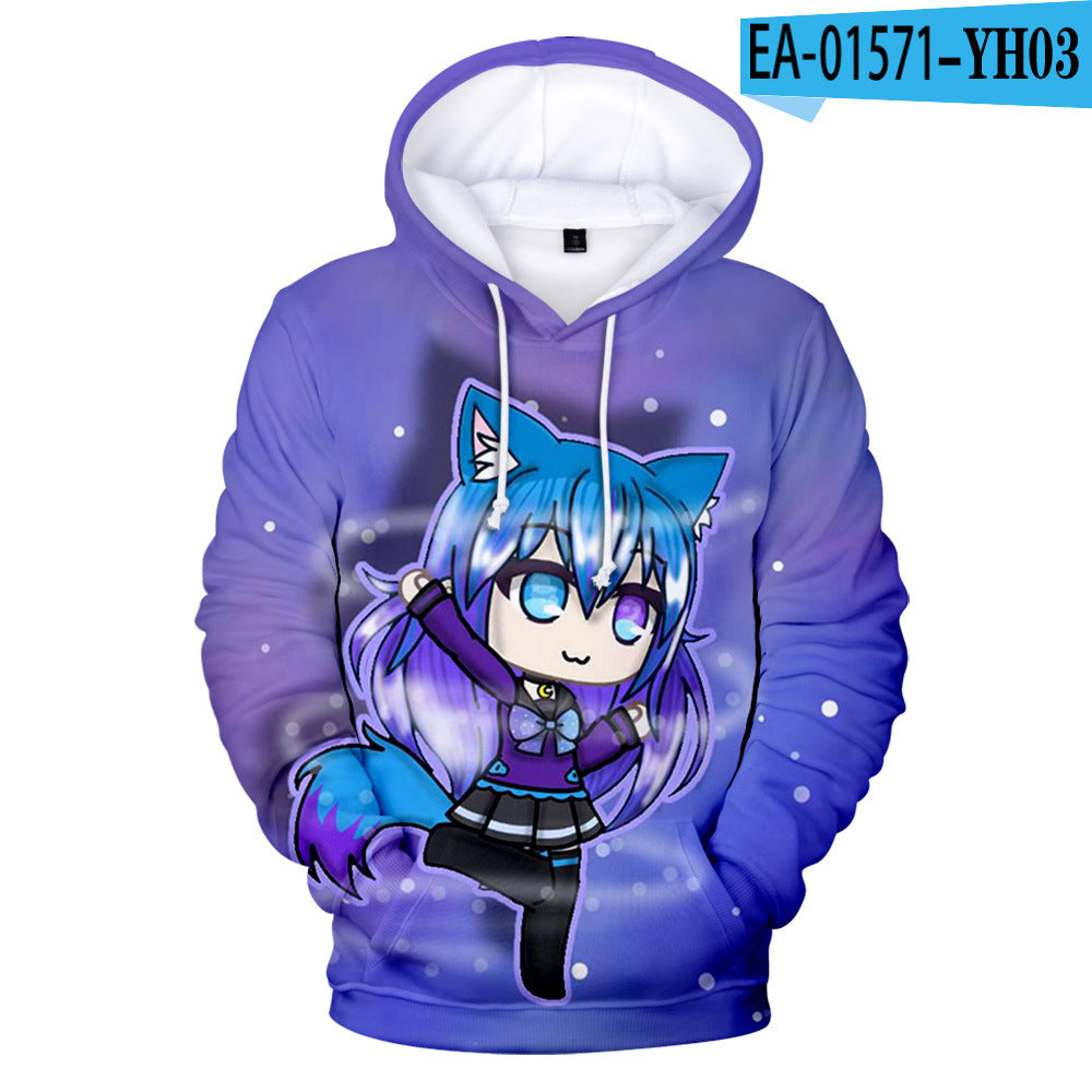 Cartoon Game Gacha Life Hoody Sweatshirt Hoodies Pullovers