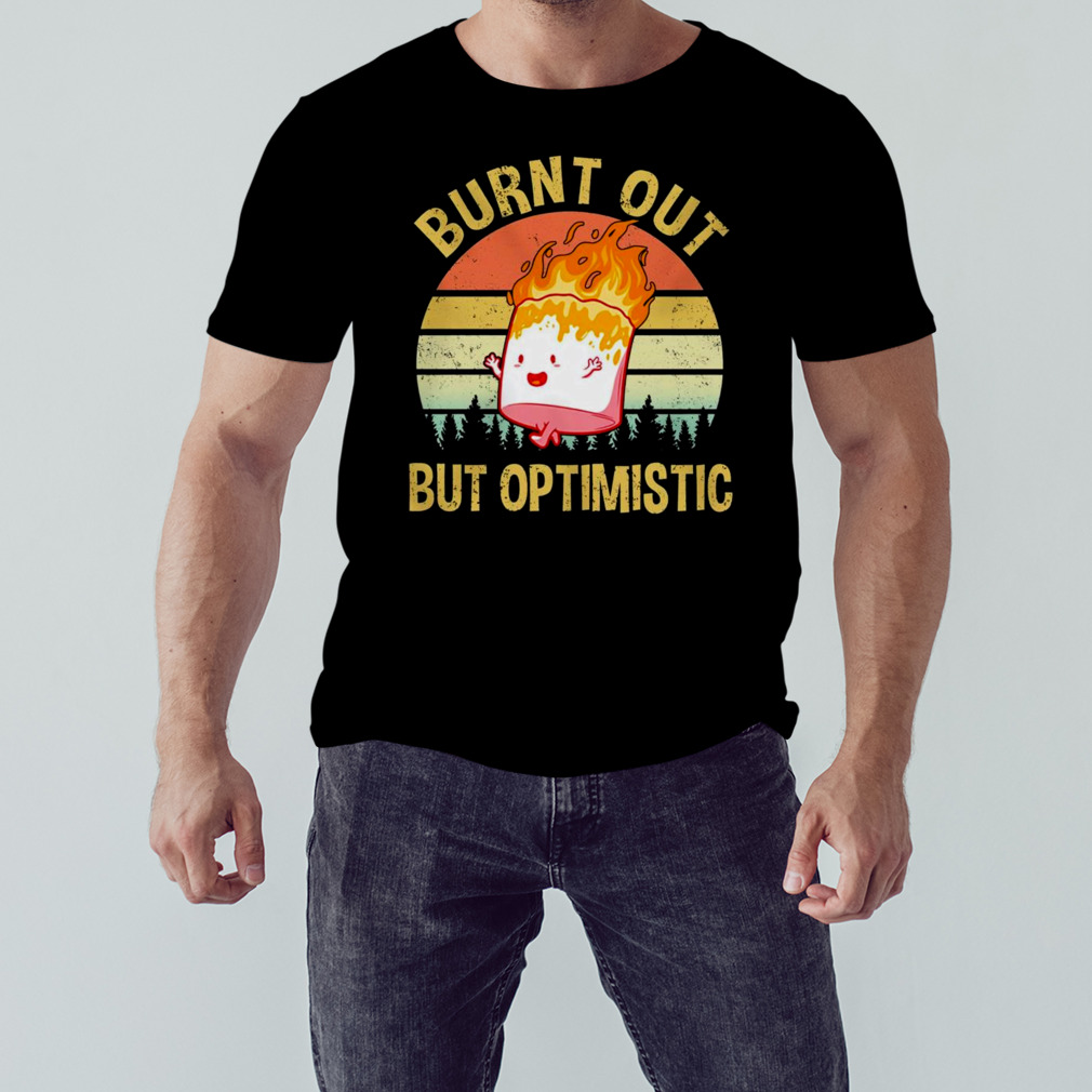 Marshmallow burnt out but optimistic vintage shirt