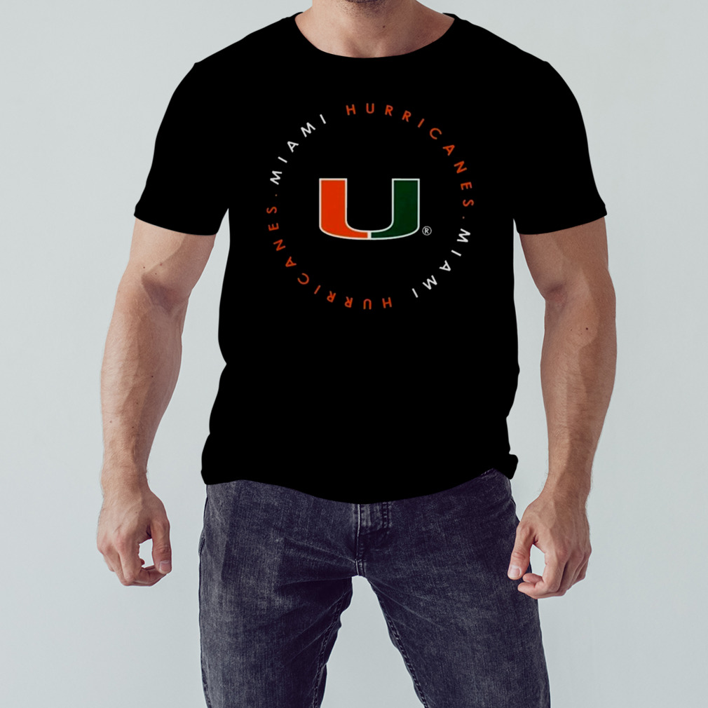 Miami Hurricanes Stripe Up AEROREADY Pregame T-Shirt