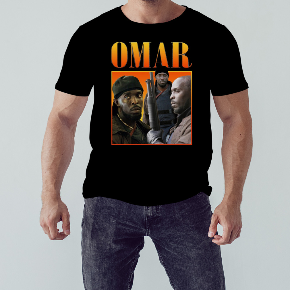 Omar Little Oversized Graphic Street Fashion T-Shirt