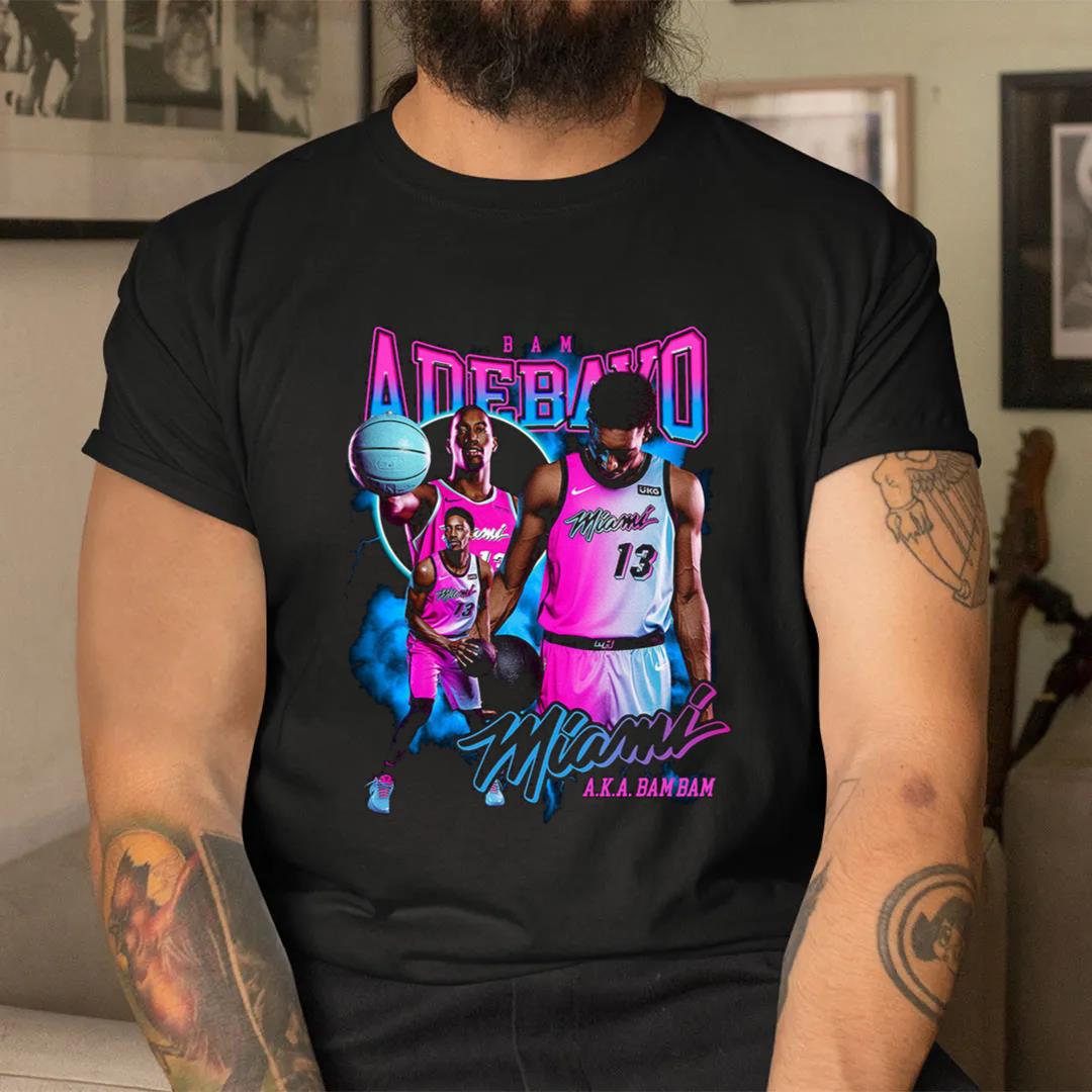 Bam Adebayo #13 Miami Heat T-Shirt Unisex Nba Playoffs 2023 Tee Shirt