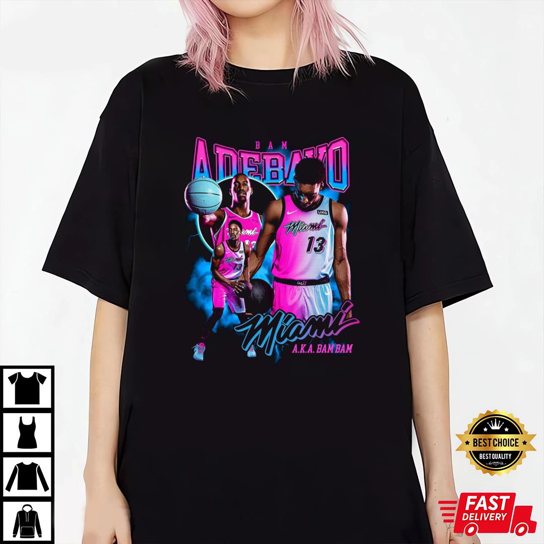Bam Adebayo #13 Miami Heat T-Shirt Unisex Nba Playoffs 2023 Tee Shirt