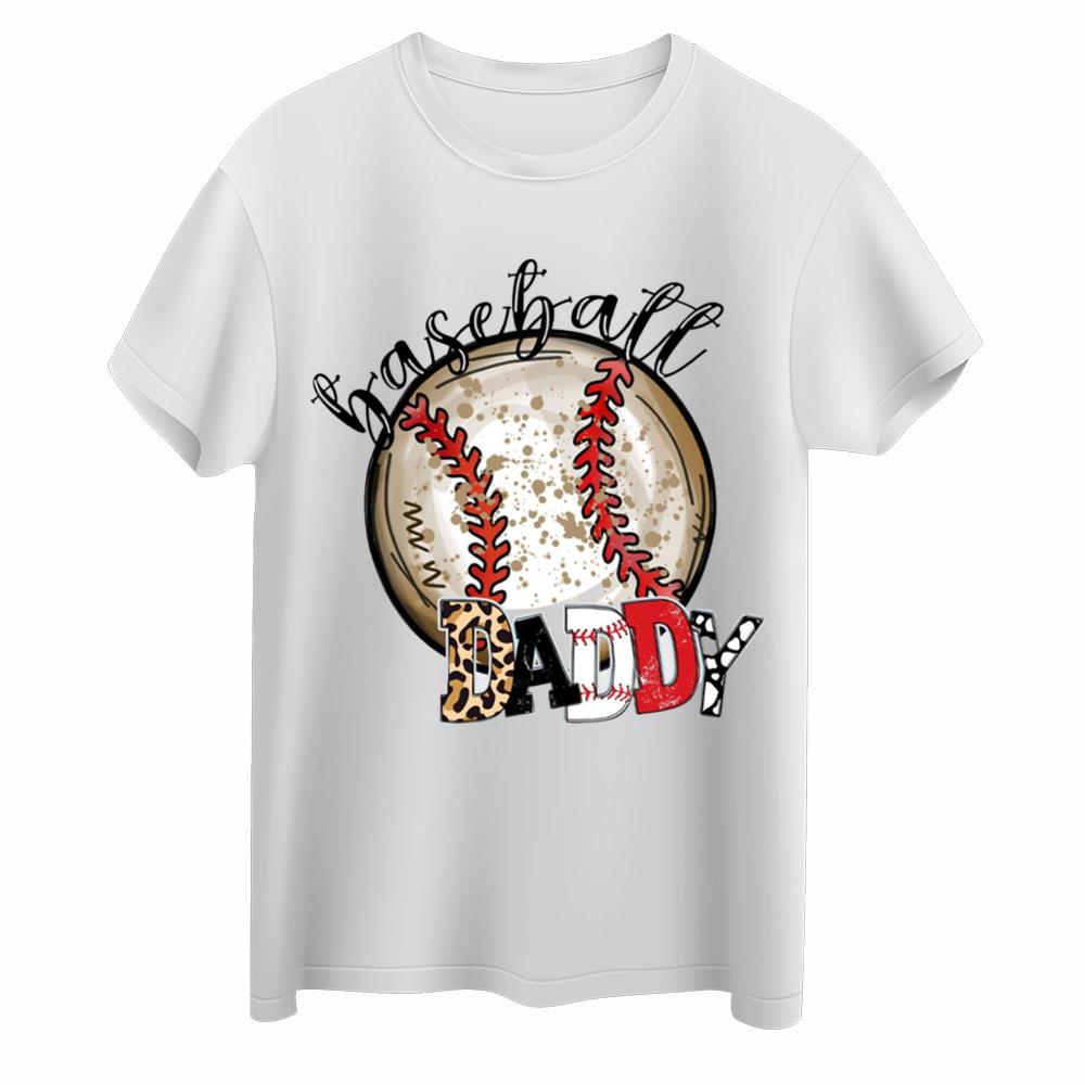 Baseball Daddy Shirt, Baseball Dad Shirt, Baseball Lover T-shirts, Fun Baseball Gift