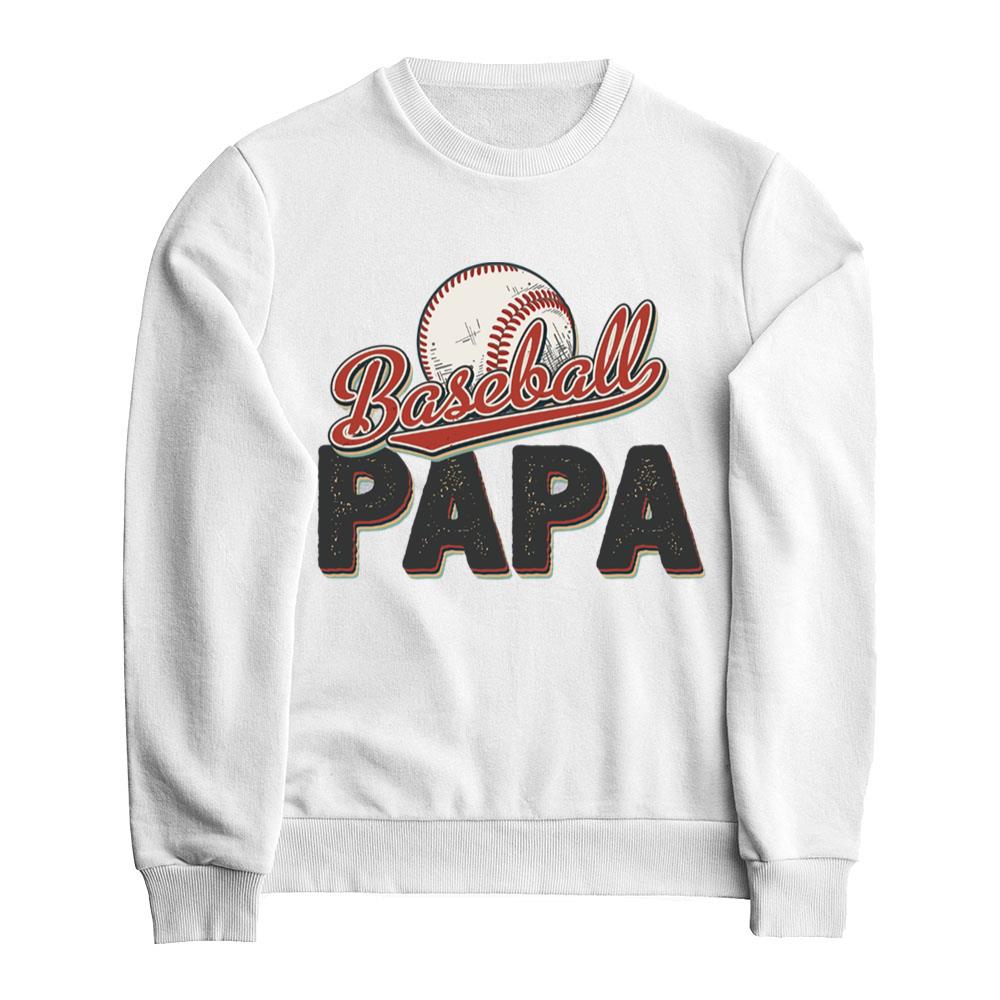 Baseball Papa Shirt, Shirt For Baseball Grandpa, Grandpa Baseball Shirt