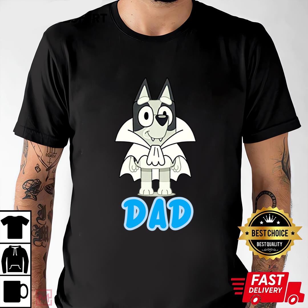 Bat Bluey Dad T-shirt