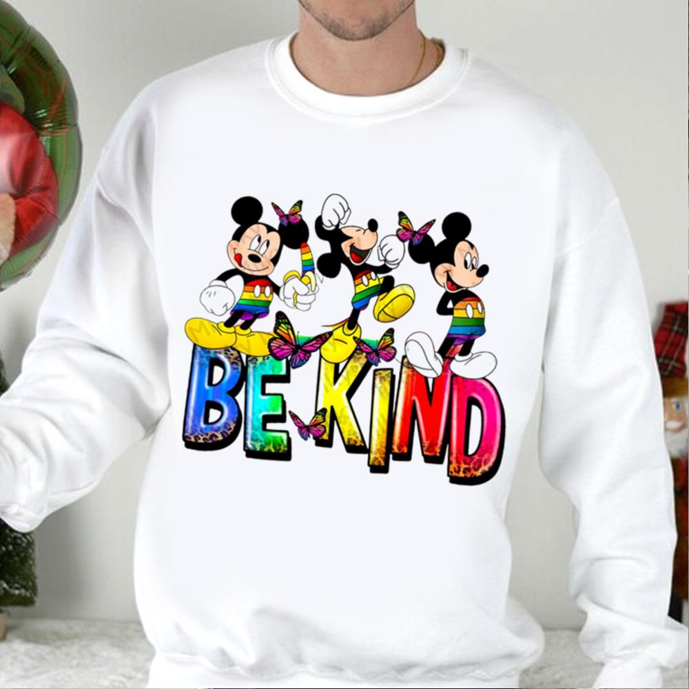 Be Kind Shirt, Mickey LGBTQ+ Shirt, Pride Mickey Shirt