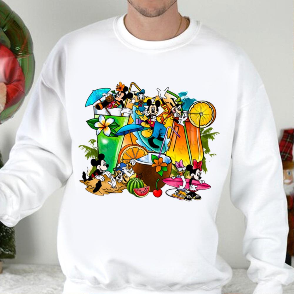 Beach Summer Mickey Coffee Cups Shirt, Mickey And Friends Trip Shirt