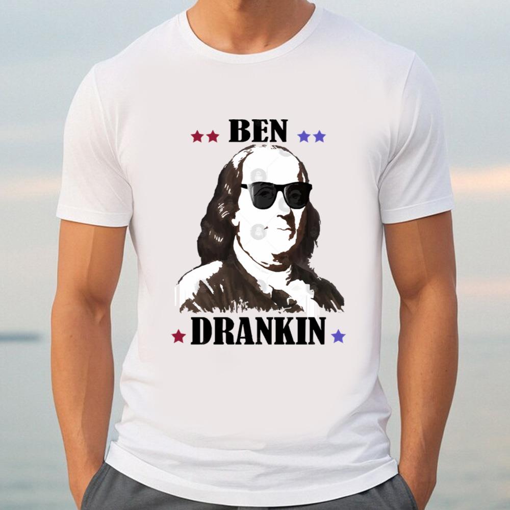 Ben Drankin 4th Of July Vintage Gift T-shirt