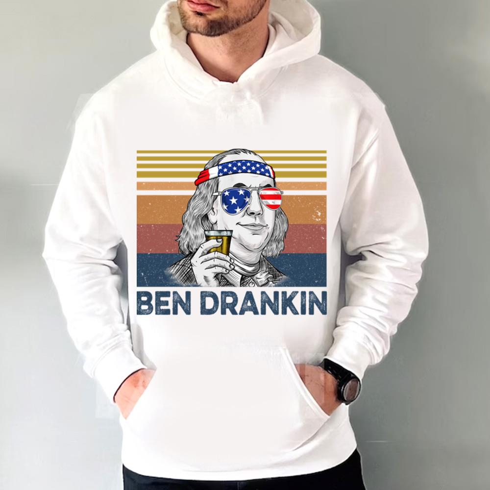 Ben Drankin Benjamin Franklin 4th Of July Vintage Shirt T-Shirt