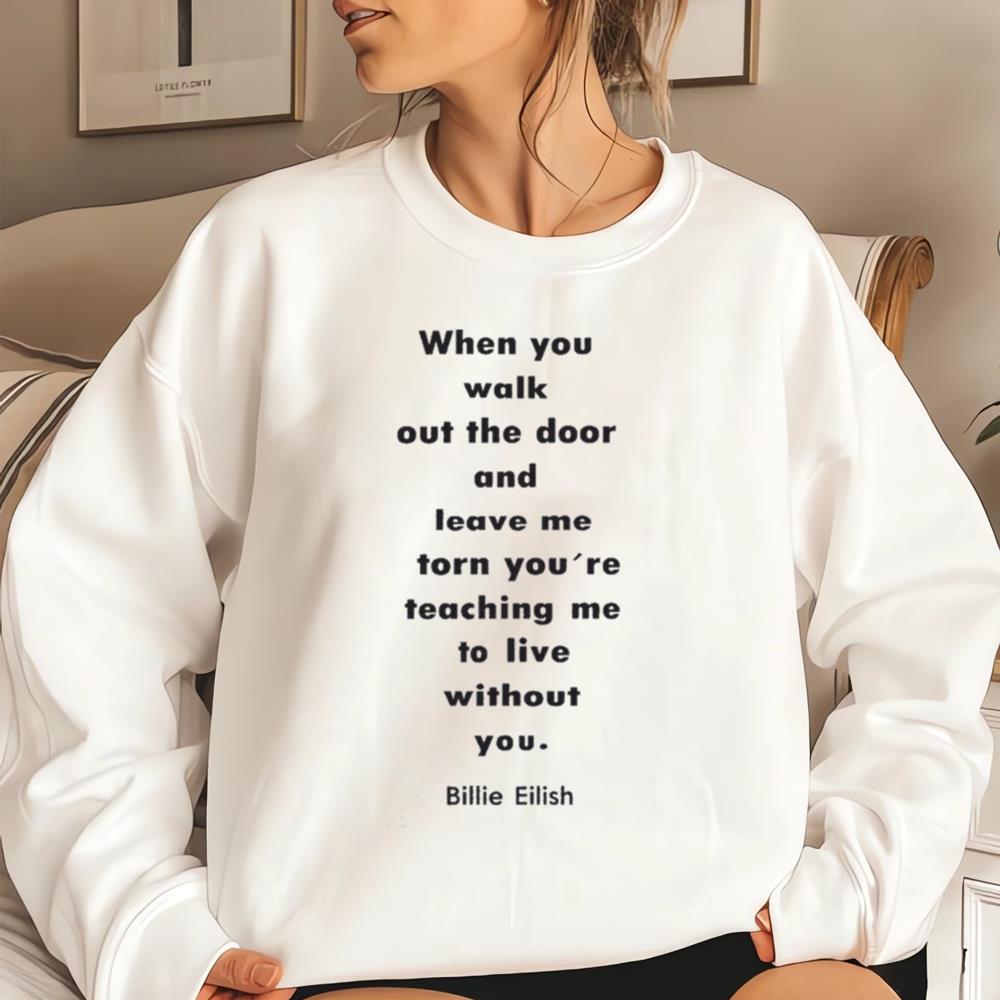 Black Top Big Shirt Billie Eilish Lyrics