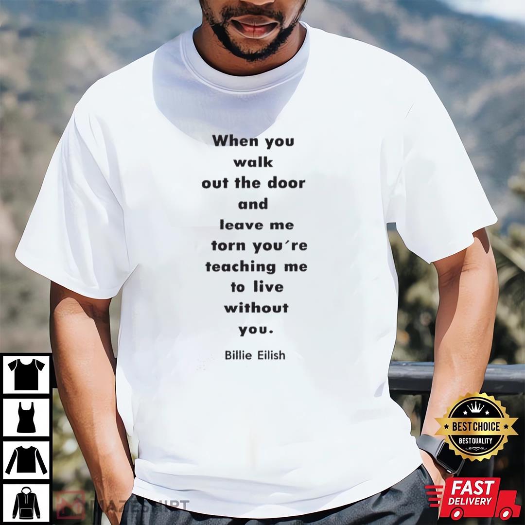Black Top Big Shirt Billie Eilish Lyrics